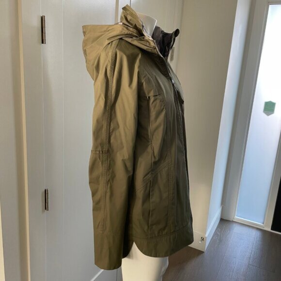 Lululemon Fo Drizzle Fatigue Green Jacket Sz 8 - Picture 3 of 13